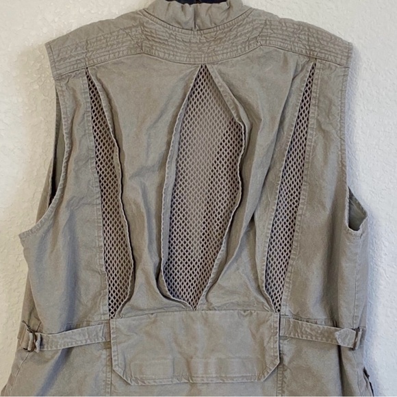 Vintage Banana Republic Safari Utility Vest Sz L - Picture 5 of 8